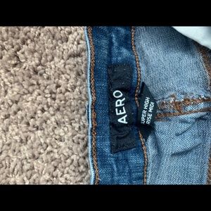 Two pairs of Aeropostale denim shorts